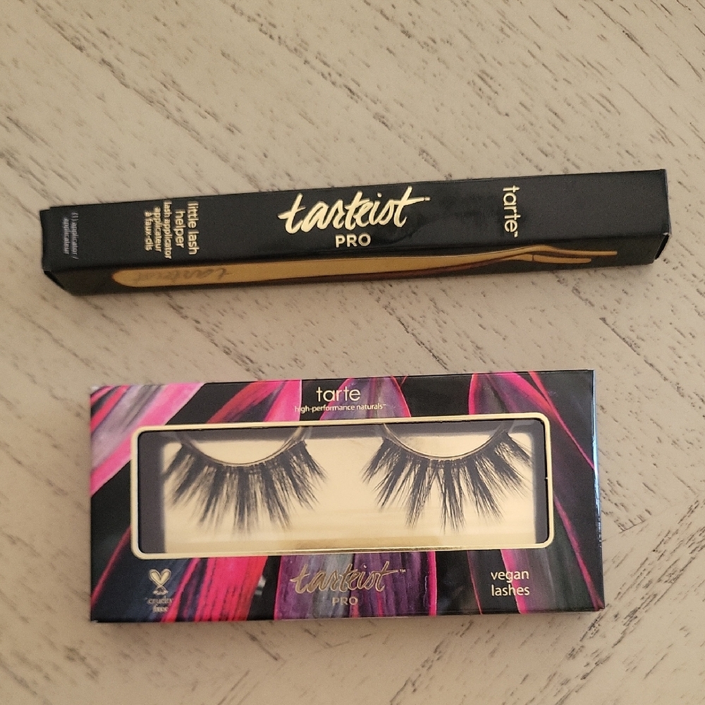 Tarte Tarteist Pro Vegan Lashes - Sassy Black & Little Lash Helper Applicator